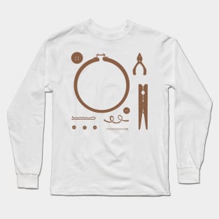 Handiwork Silhouettes Long Sleeve T-Shirt